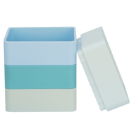 Suport birou patrat din plastic color DL 3357